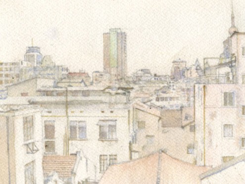 Watercolor in Shanghai