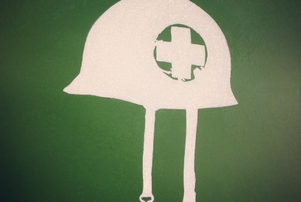 medic helmet, non-combatant, war, army helmet